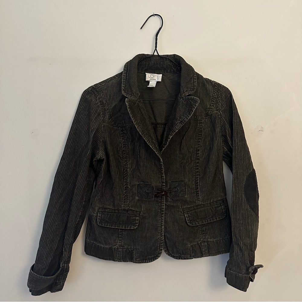 green corduroy jacket